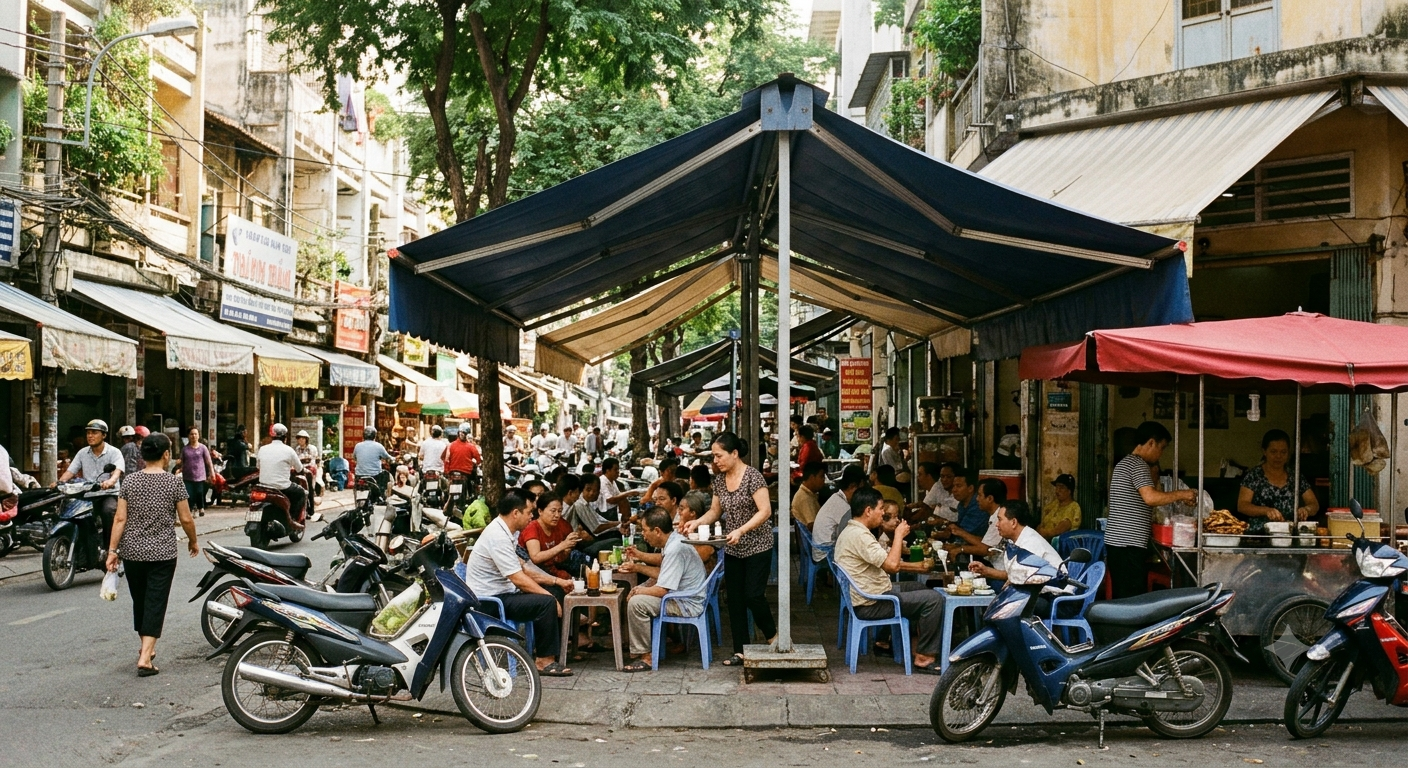 Nhu cầu thực tế về không gian che chắn ngoài trời tại khu vực